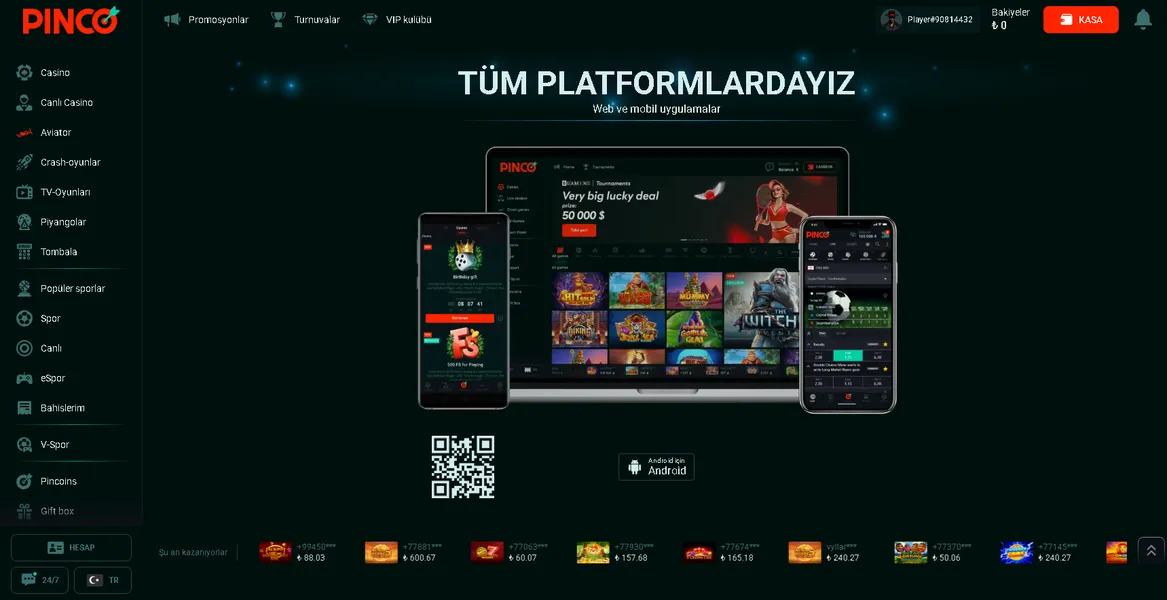 Pinco giriş mobil erişim